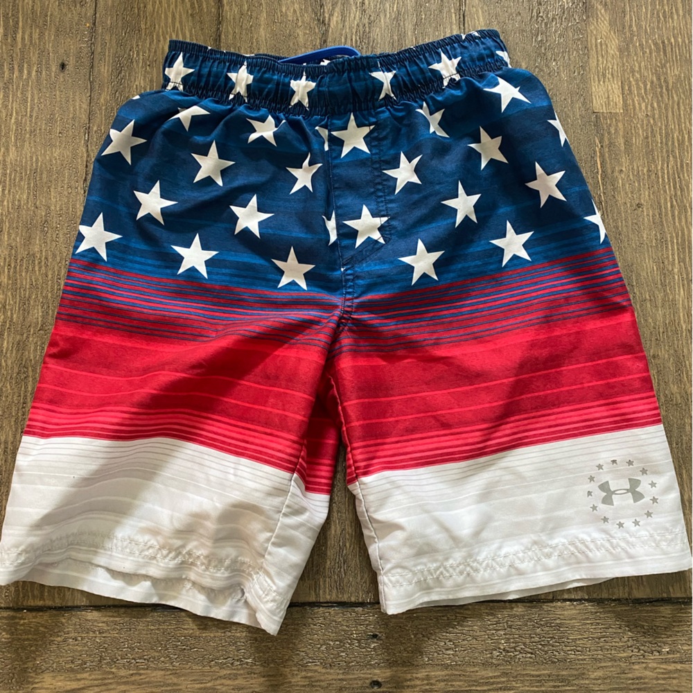 Red, White, and Blue Star Shorts